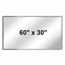Bradley 780-060300 (60 x 30) Commercial Restroom Mirror, Angle Frame, 60" x 30"
