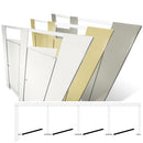 Hadrian Toilet Partition, 4 In Corner Compartments, Metal, 144"W x 62"D - IC43660-HADRIAN