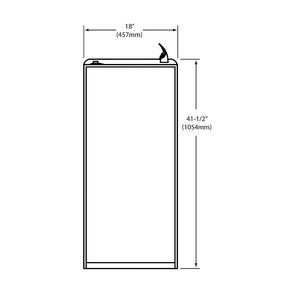 Elkay Refrigerated, Dispenser Design Wall, Water Cooler, Updated Part Number: EFA8L1Z (Now Floor Mounted)