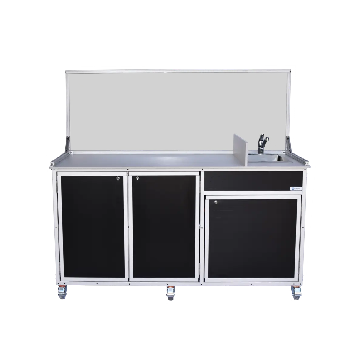 Monsam FSC-001 Food Service Cart with Portable Self Contained Sink