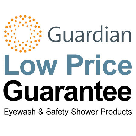 Guardian G1814P Wall Mounted Emergency Eyewash Station, Plastic Bowl