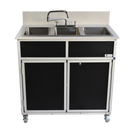 Monsam NS-003 NSF Certified Three Bowl Hand Washing Self Contained Sink