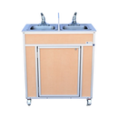 Monsam NS-009D NSF Certified Double Compartment Self-Contained Sink