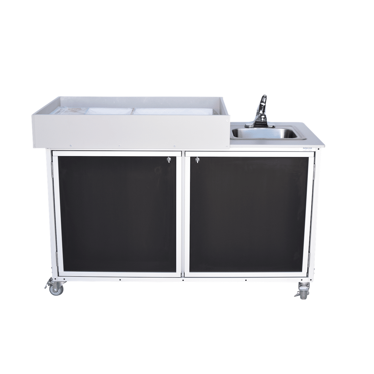 Monsam PSE-2010 Diaper Changing Station w/Portable Stainless Steel Sink