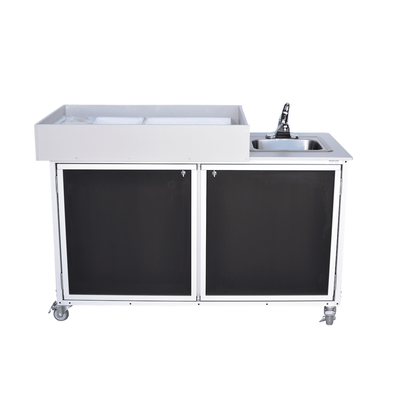 Monsam PSE-2010 Diaper Changing Station w/Portable Stainless Steel Sink