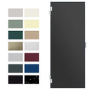 Hadrian Bathroom Stall Door, Solid Plastic, 36" x 55", Includes 621005/6 Aluminum Out-Swing Hardware Kit, B/F - 10036