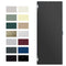 Hadrian Bathroom Stall Door, Solid Plastic, 36" x 55", Includes 621005/6 Aluminum Out-Swing Hardware Kit, B/F - 10036