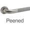 ASI 3501-30P, 1 1/2" (30 x 1.5) O.D. Exposed Mounted, Straight Grab Bar, 30" Peened