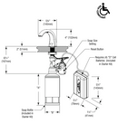 Bradley 6315-KT Hands Free Touchless Soap Dispenser Starter Kit, Updated Product Width - Please See Description