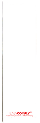 Easy Comply Vertical Extension - "Blank" Lettering - 12" Length, ECVE-12