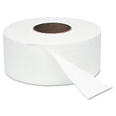 Windsoft Jumbo Roll Bath Tissue, Septic Safe, 1 Ply, White, 3.4" X 2000 Ft, 12 Rolls/Carton - WIN200