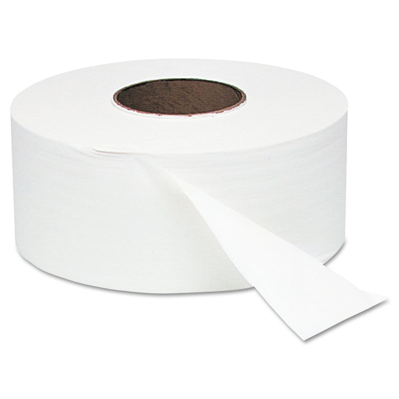 Windsoft Jumbo Roll Bath Tissue, Septic Safe, 1 Ply, White, 3.4