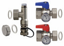 Watts Radiant Manifold Accessories Kit, 1" FNPT Inlet, 1" FNPT Outlet - DK1000