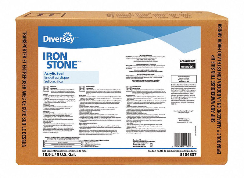 Diversey 5 gal. Floor Sealer, 1 EA - 5104837