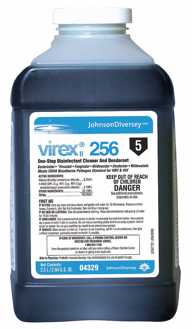 Diversey Deodorizing Cleaner and Disinfectant For Use With J-Fill(R) QuattroSelect(R) Chemical Dispenser, 2 P - 4329