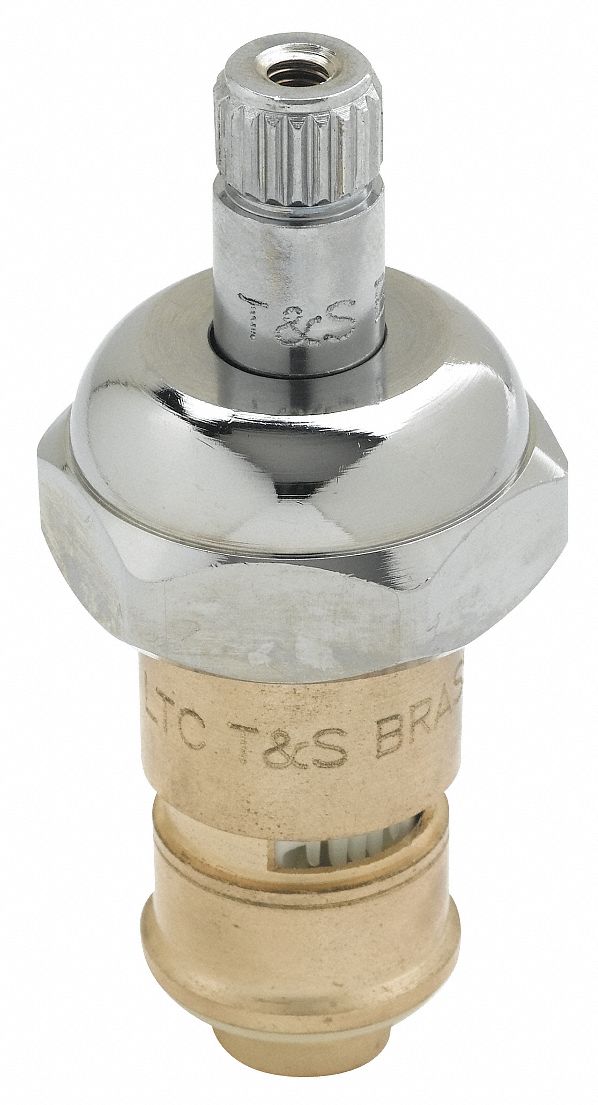T&S Brass Cold Cartridge, Fits Brand T&S Brass, Brass, Ceramic Finish - 011279-25