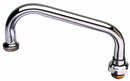 T&S Brass Spout, Fits Brand T&S Brass, Faucet Spout Shape Angled Straight - 063X