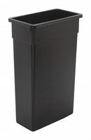 Tough Guy 10F625 - Trash Can Rectangular 23 gal. Black