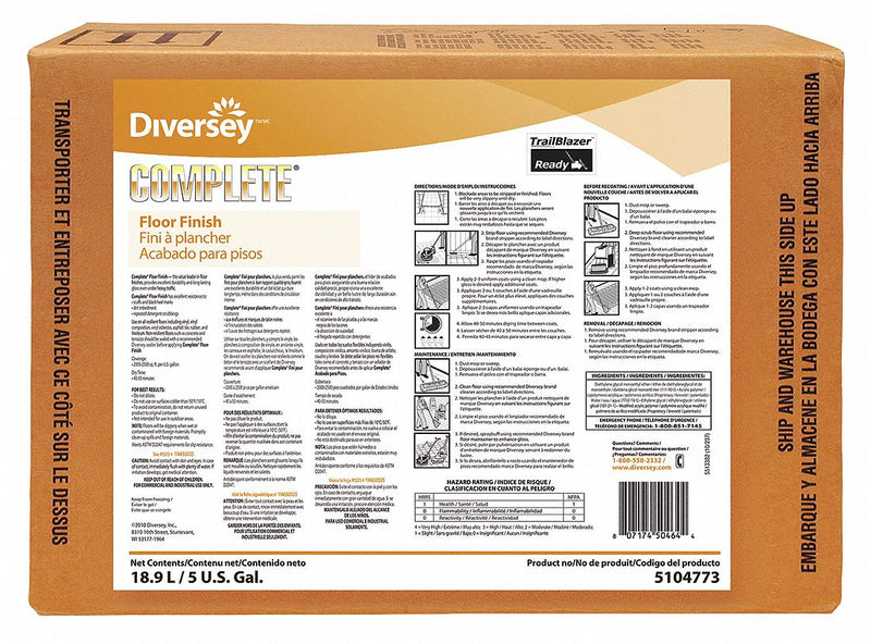 Diversey 5 gal. Floor Finish, 1 EA - 5104773