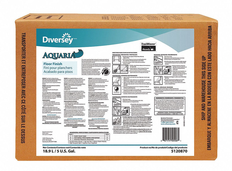 Diversey 5 gal. Floor Finish, 1 EA - 5120870
