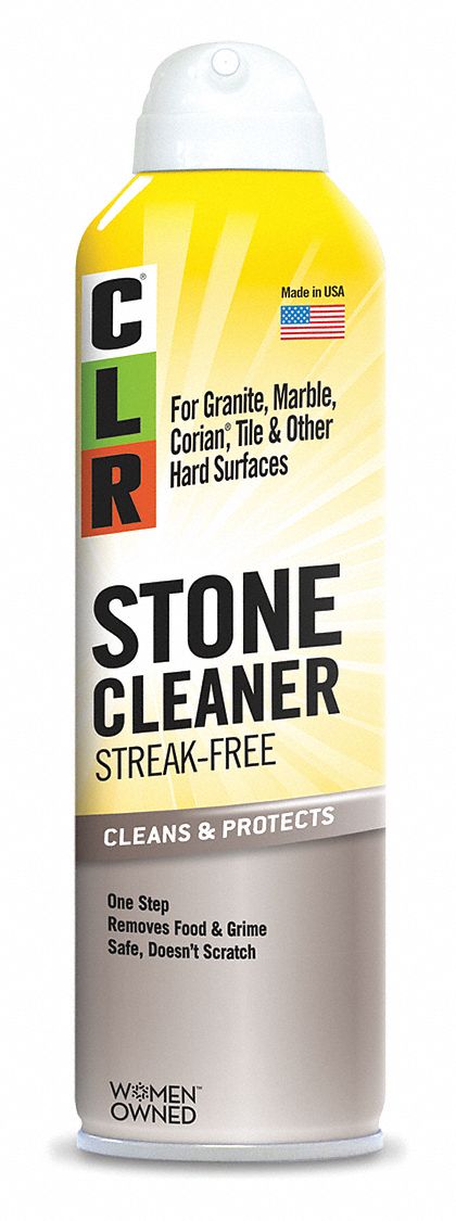 CLR Stone Cleaner, 12 oz. Cleaner Container Size, Aerosol Can Cleaner Container Type - G-CSG-12