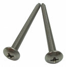 Moen Screws, Fits Brand Moen, Chrome, PK 2 - 15528