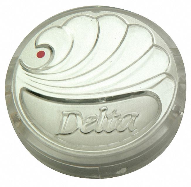 Delta RPB21912 - Faucet Handle Buttons Hot Acrylic PK10