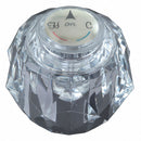 Delta Handle, Fits Brand Delta, Faucet Handle Type Knob, Finish Clear, Plastic - RP2389