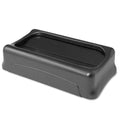 Rubbermaid Swing Top Lid For Slim Jim Waste Containers, 11.38W X 20.5D X 5H, Plastic, Black - RCP267360BK