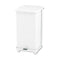 Rubbermaid Defenders Biohazard Step Can, Square, Steel, 12 Gal, White - RCPST12EPLWH