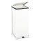 Rubbermaid Defenders Biohazard Step Can, Square, Steel, 24 Gal, White - RCPST24EPLWH