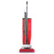 Sanitaire Tradition Bagged Upright Vacuum, 7 Amp, 17.5 Lb, Chrome/Red - EURSC888N