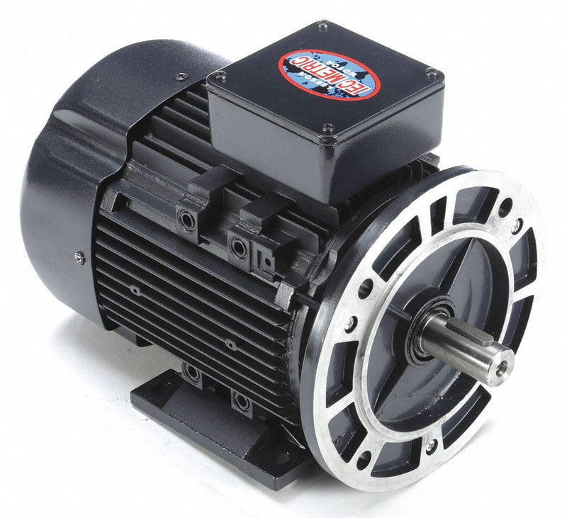 Leeson 2 HP Metric Motor,3-Phase,3455 Nameplate RPM,230/460 Voltage,Frame D90SD - 192210