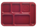 Cambro Tray, w/ Compartments, 10x14, Cranberry - EABCT1014416