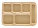 Cambro Tray, w/ Compartments, 10x14, Tan - EAPS1014161