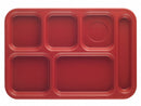 Cambro Tray, w/ Compartments, 10x14, Cranberry - EAPS1014416