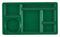 Cambro Tray, w/ Compartments, 8-3/4x15, Green - EA915CW119