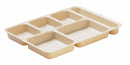 Cambro Tray, w/ Compartments, 10x14-3/16, Beige - EA10146DCW133