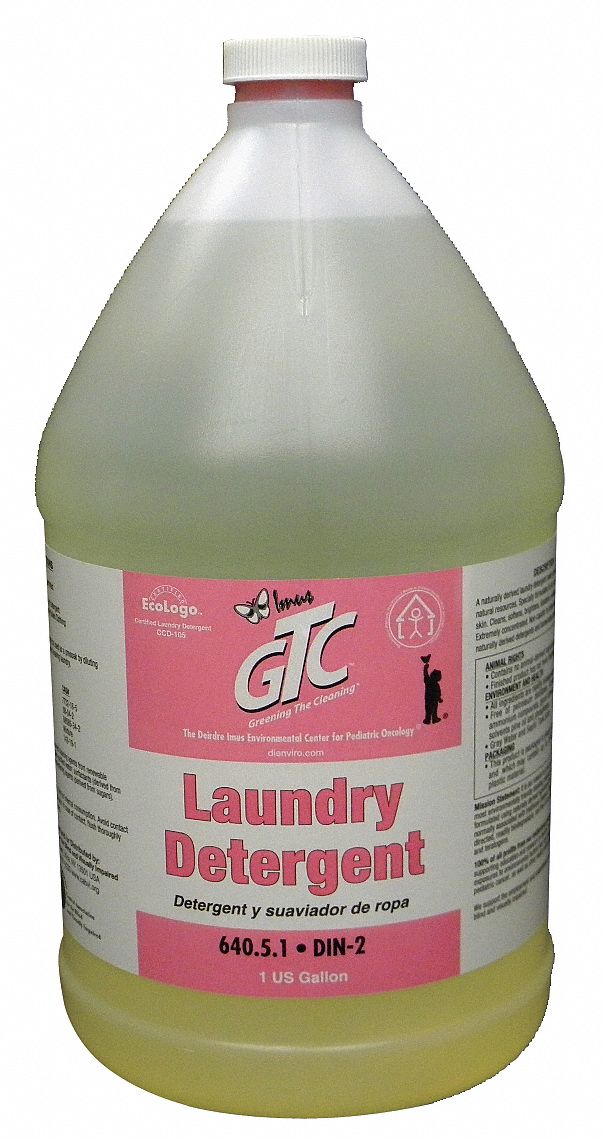 Greening The Cleaning Laundry Detergent, Cleaner Form Liquid, Cleaner Container Type Jug, Cleaner Container Size 1 gal. - DIN2-4