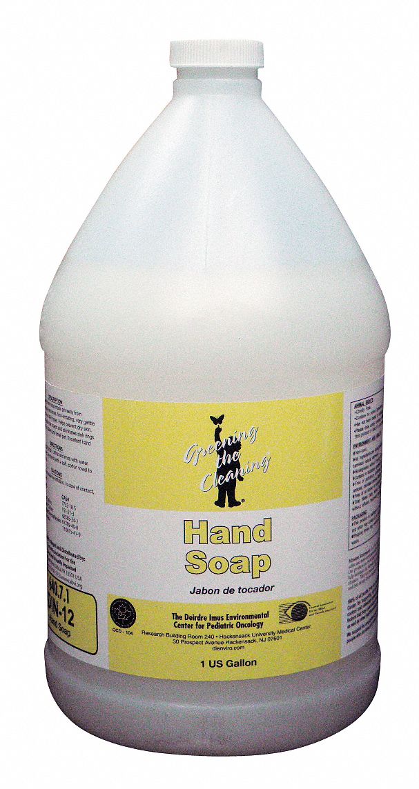 Greening The Cleaning Liquid, Hand Soap, 5 gal, Jug, Universal - DIN12-5