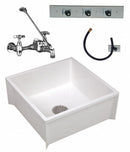 EL Mustee E.L. Mustee, 24 in x 24 in, SMC Fiberglass, Mop Sink Kit - 63CM