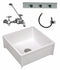 EL Mustee E.L. Mustee, 24 in x 24 in, SMC Fiberglass, Mop Sink Kit - 63CM