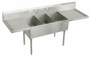 Elkay Stainless Steel Scullery Sink, Without Faucet, 14 Gauge, Floor Mounting Type - WNSF8345LR4