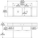 Elkay Elkay, Rigidbilt Series, 18 in x 24 in, Stainless Steel, Scullery Sink - RNSF8236LR2