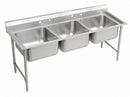 Elkay Stainless Steel Scullery Sink, Without Faucet, 16 Gauge, Floor Mounting Type - RNSF83724