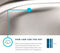 Elkay 25 in x 22 in x 8 1/8 in Drop-In Sink with Faucet Ledge with 21 in x 15-3/4 in Bowl Size - LR25224