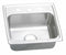 Elkay 19 in x 18 in x 5 1/2 in Drop-In Sink with 16 in x 11-1/2 in Bowl Size - LRAD1918553