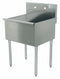 Advance Tabco Floor-Mount Utility Sink, 1 Bowl, Stainless, 36 inL x 27 1/2 inW x 41 inH - 4-41-36