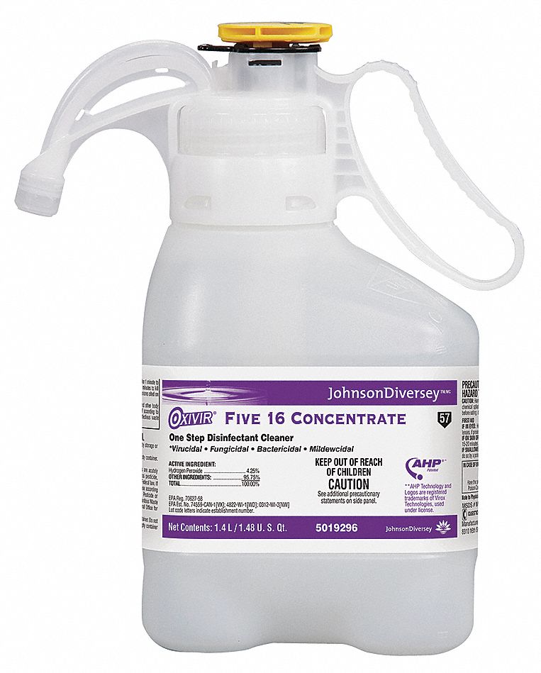 Diversey Cleaner and Disinfectant For Use With SmartDose Chemical Dispenser, 1 EA - 5019296