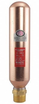 Watts 9 15/16 inH Copper with Low-Lead Brass Adapter Water Hammer Arrestor, MNPT - 1 LF15M2-D